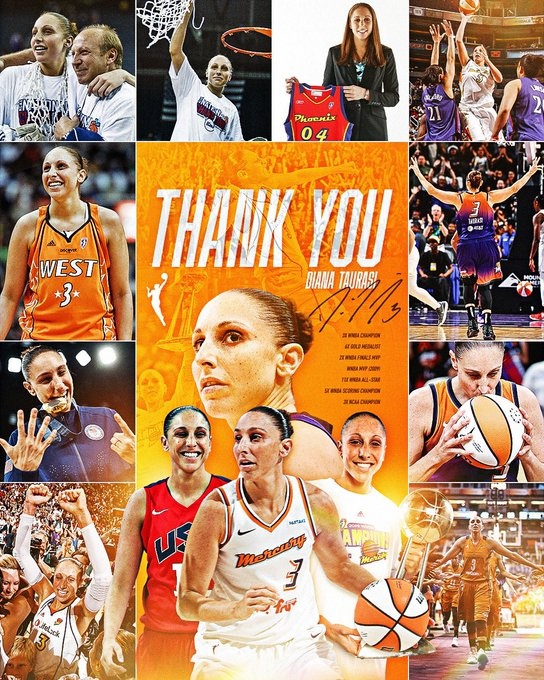  傳奇落幕！WNBA巨星陶樂(lè)西宣布退役 結(jié)束20年職業(yè)生涯